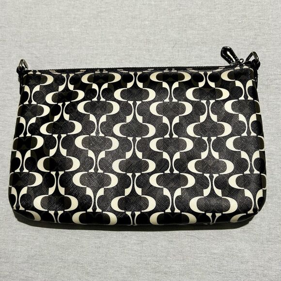 COACH Clutch in Unique Black and White Signature Pattern - Picture 2 of 5